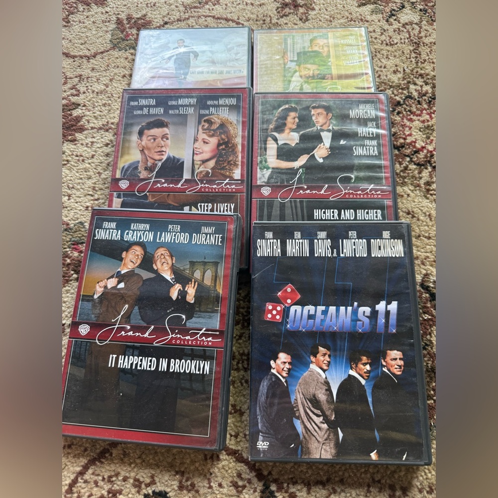 DVD’S Frank Sinatra Vintage Movies 6 in set
